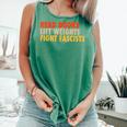 Read Books Lift Weights Fight Fascists Reading Humor Comfort Colors Tank Top Violet