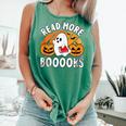 Read More Books Teacher Halloween Men Women Comfort Colors Tank Top Violet