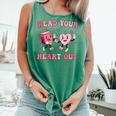 Read Your Heart Out Teacher Valentine Book Comfort Colors Tank Top Violet Read Your Heart Out Teacher Valentine Book Comfort Colors Tank Top Violet