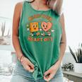 Read Your Heart Out Teacher Valentines Reading Book Love Comfort Colors Tank Top Violet