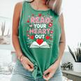 Read Your Heart Out Valentine Reading Book Lover Teacher Premium Tri-Blend Comfort Colors Tank Top Violet Read Your Heart Out Valentine Reading Book Lover Teacher Premium Tri-Blend Comfort Colors Tank Top Violet