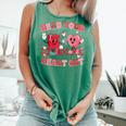 Read Your Heart Out Valentine Teacher Book Lover Comfort Colors Tank Top Violet