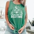 I Read Past My Bedtime Book Lover For Women Men Kids Comfort Colors Tank Top Violet