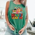 Readers Are Leaders Motivational Reading Book Quote Comfort Colors Tank Top Violet Readers Are Leaders Motivational Reading Book Quote Comfort Colors Tank Top Violet
