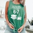 Reading 67 Meme English Teacher Book Lover Comfort Colors Tank Top Violet