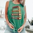 Reading Book Comfort Colors Tank Top Violet