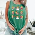 Reading Cupids Books Valentine's Day Teachers Book Lovers Comfort Colors Tank Top Violet