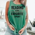 Reading Is My Favorite Sport Book Lover Quote Comfort Colors Tank Top Violet Reading Is My Favorite Sport Book Lover Quote Comfort Colors Tank Top Violet