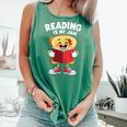 Reading Is My Jam I Love To Read Books Comfort Colors Tank Top Violet