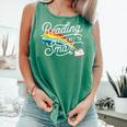 Reading Is The Key To Smart Book Lover Bookworm Reader Comfort Colors Tank Top Violet