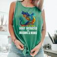 Reading Lover Easily Distracted By Dragons And Books Dragon Comfort Colors Tank Top Violet