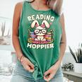 Reading Makes You Hoppier Bunny Book Fans Toddler Kid Comfort Colors Tank Top Violet Reading Makes You Hoppier Bunny Book Fans Toddler Kid Comfort Colors Tank Top Violet