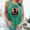 Reading Because Murder Is Wrong Books And Cats Book Lovers Comfort Colors Tank Top Violet