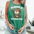 Reading Is Otterly Fun Otter Bookworm Book Lover Librarian Comfort Colors Tank Top Violet Reading Is Otterly Fun Otter Bookworm Book Lover Librarian Comfort Colors Tank Top Violet