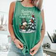 Reading Is Snow Much Fun Christmas Books Snowman Bookworm Comfort Colors Tank Top Violet Reading Is Snow Much Fun Christmas Books Snowman Bookworm Comfort Colors Tank Top Violet