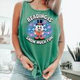 Reading Is Snow Much Fun Snowflake Book Lovers Winter Theme Premium Tri-Blend Comfort Colors Tank Top Violet Reading Is Snow Much Fun Snowflake Book Lovers Winter Theme Premium Tri-Blend Comfort Colors Tank Top Violet