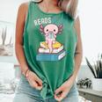 Reads Alotl Shirt Kids Readsolotl Read Axolotl Shirt Books Comfort Colors Tank Top Violet