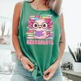 Readsalotl Axolotl Reading Book Bookworm Comfort Colors Tank Top Violet Readsalotl Axolotl Reading Book Bookworm Comfort Colors Tank Top Violet