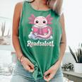 Readsalotl Axolotl Reading Cute Book Lover Bookworm Comfort Colors Tank Top Violet Readsalotl Axolotl Reading Cute Book Lover Bookworm Comfort Colors Tank Top Violet