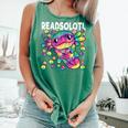 Readsolotl Cute Axolotl Book Lover Reading Women Girls Comfort Colors Tank Top Violet Readsolotl Cute Axolotl Book Lover Reading Women Girls Comfort Colors Tank Top Violet