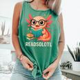 Readsolotl Kawaii Axolotl Reading Book Lover Comfort Colors Tank Top Violet Readsolotl Kawaii Axolotl Reading Book Lover Comfort Colors Tank Top Violet