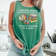 I Rescue Book Trapped In The Bookstore I'm Not A Hoarder Premium Tri-Blend Comfort Colors Tank Top Violet I Rescue Book Trapped In The Bookstore I'm Not A Hoarder Premium Tri-Blend Comfort Colors Tank Top Violet