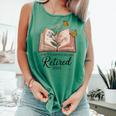 Retired 2025 A New Chapter Begins Retirement Teacher Book Comfort Colors Tank Top Violet Retired 2025 A New Chapter Begins Retirement Teacher Book Comfort Colors Tank Top Violet