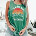 Retro I Put My Book Down To Be Here For Book Lover Comfort Colors Tank Top Violet