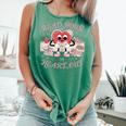 Retro Read Your Heart Out Valentine’s Day Teacher Book Lover Comfort Colors Tank Top Violet