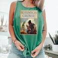 Robinson Crusoe Book Cover 1920 Comfort Colors Tank Top Violet