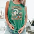 RtY Book Man Graphic Eyes Colorful Art Small Comfort Colors Tank Top Violet