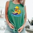 Rubber Duck Reading Book Swim Rubber Duckling Rubber Duckie Comfort Colors Tank Top Violet