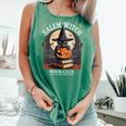 Salem Witch Book Club All Witches Welcome Halloween Reading Comfort Colors Tank Top Violet