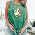 Silly Goose Book Club Member Reading Lover Comfort Colors Tank Top Violet