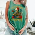 Skeleton Read Book Just One More Chapter Floral Book Lover Comfort Colors Tank Top Violet Skeleton Read Book Just One More Chapter Floral Book Lover Comfort Colors Tank Top Violet