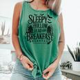Sleepy Hollow Dead And Breakfast Please Book Ahead Comfort Colors Tank Top Violet