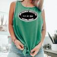 Smithsonian Institution Library 1944 Book Stamp Comfort Colors Tank Top Violet