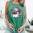 Snowman Reading Book Lovers Christmas Bookworm Librarian Comfort Colors Tank Top Violet Snowman Reading Book Lovers Christmas Bookworm Librarian Comfort Colors Tank Top Violet