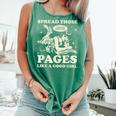 Spread Those Pages Like A Good Girl Shirt Smutty Spicy Book Comfort Colors Tank Top Violet