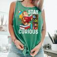 Stay Curious Monkey Reading Book Lover Bookworm Comfort Colors Tank Top Violet Stay Curious Monkey Reading Book Lover Bookworm Comfort Colors Tank Top Violet