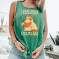 I Stay Home I Read Books I Pet My Cat I Regret Nothing Women Comfort Colors Tank Top Violet