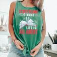 Storytelling Is What Life Is All About Book Comfort Colors Tank Top Violet