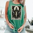 Tarot Cards Guide Book Esoteric Mysticism Clothing Tarot Card Justice Comfort Colors Tank Top Violet