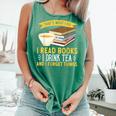 That’s What I Do Read Books I Drink Tea And I Forget Things Comfort Colors Tank Top Violet