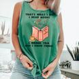 That's What I Do I Read Books I Drink Tea And I Know Things Comfort Colors Tank Top Violet