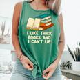 Like Thick Books Cant Lie Happiness Reading Positive Comfort Colors Tank Top Violet