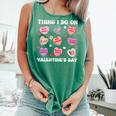 Things I Do On Valentines's Day Book Lover Candy Heart Comfort Colors Tank Top Violet Things I Do On Valentines's Day Book Lover Candy Heart Comfort Colors Tank Top Violet