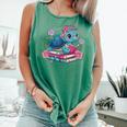Turtle Bookworm Reading Book Bookworm Book Nerd Cute Graphic Comfort Colors Tank Top Violet