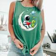 UFO Alien Astronaut Reading Book In Space Comfort Colors Tank Top Violet UFO Alien Astronaut Reading Book In Space Comfort Colors Tank Top Violet