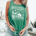 Unapologetically Anti Social Book Club Introvert Reader Comfort Colors Tank Top Violet